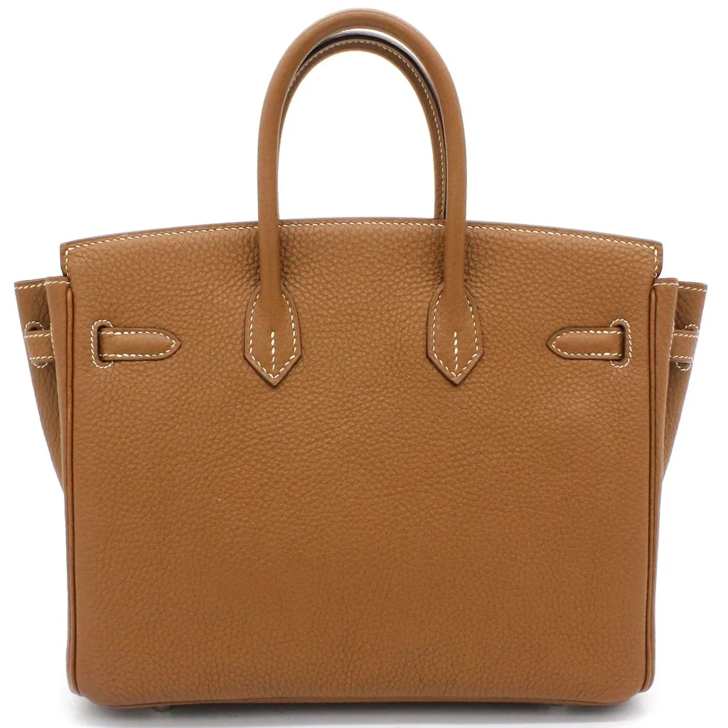 에르메스 버킨 25 르투르네 골든 브라운 실버 하드웨어 (100% HAND MADE)