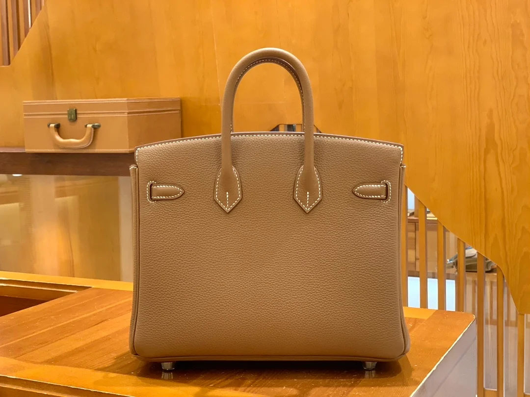 에르메스 버킨 25 르투르네 골든 브라운 실버 하드웨어 (100% HAND MADE)