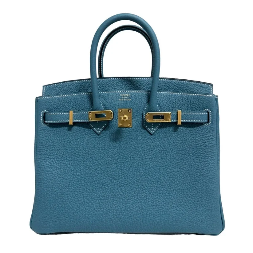 에르메스 버킨 25 르투르네 데님 블루 골드 하드웨어 (100% HAND MADE)