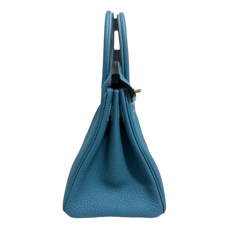 에르메스 버킨 25 르투르네 데님 블루 골드 하드웨어 (100% HAND MADE)