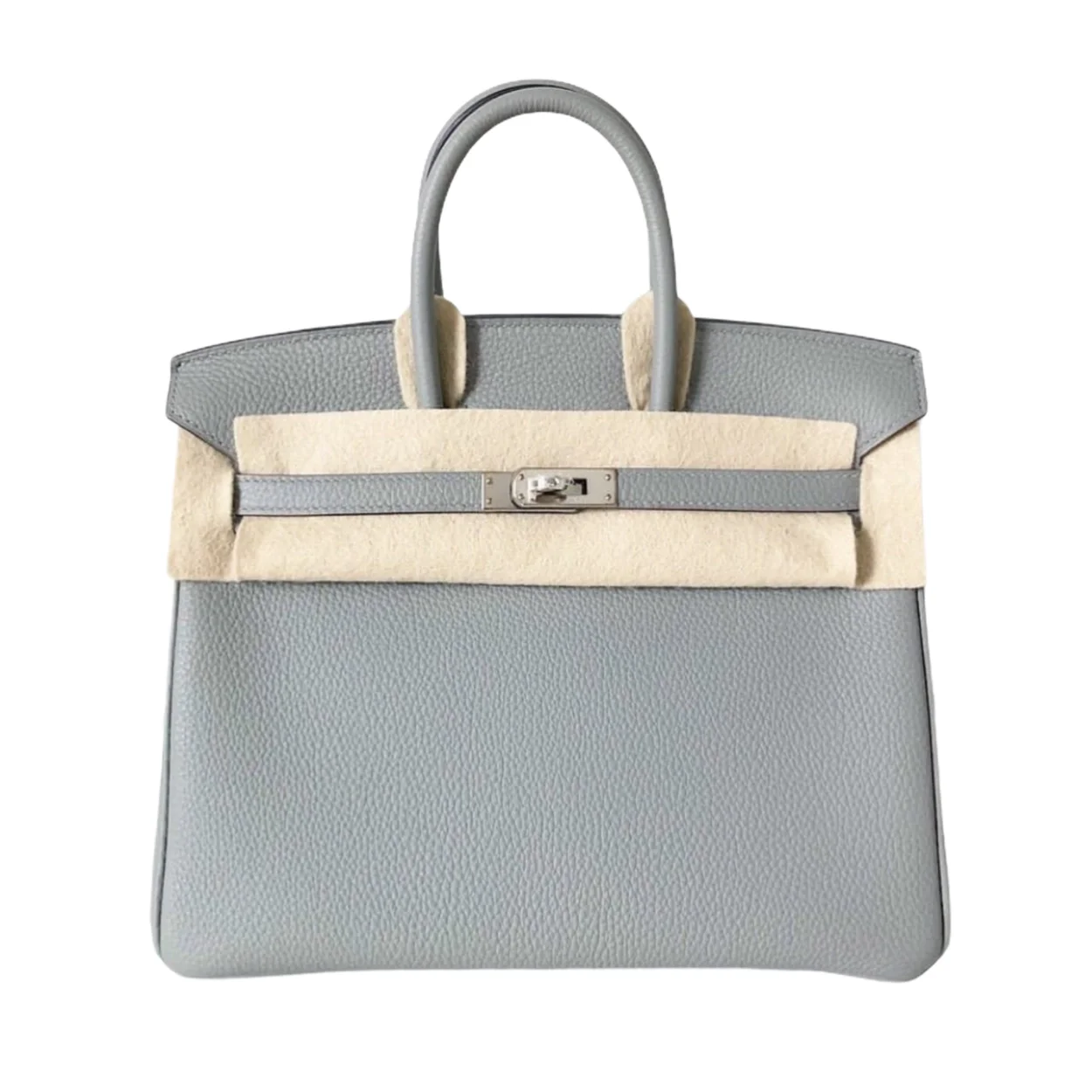 에르메스 버킨 25 르투르네 글레이셔 블루 실버 하드웨어 (100% HAND MADE)