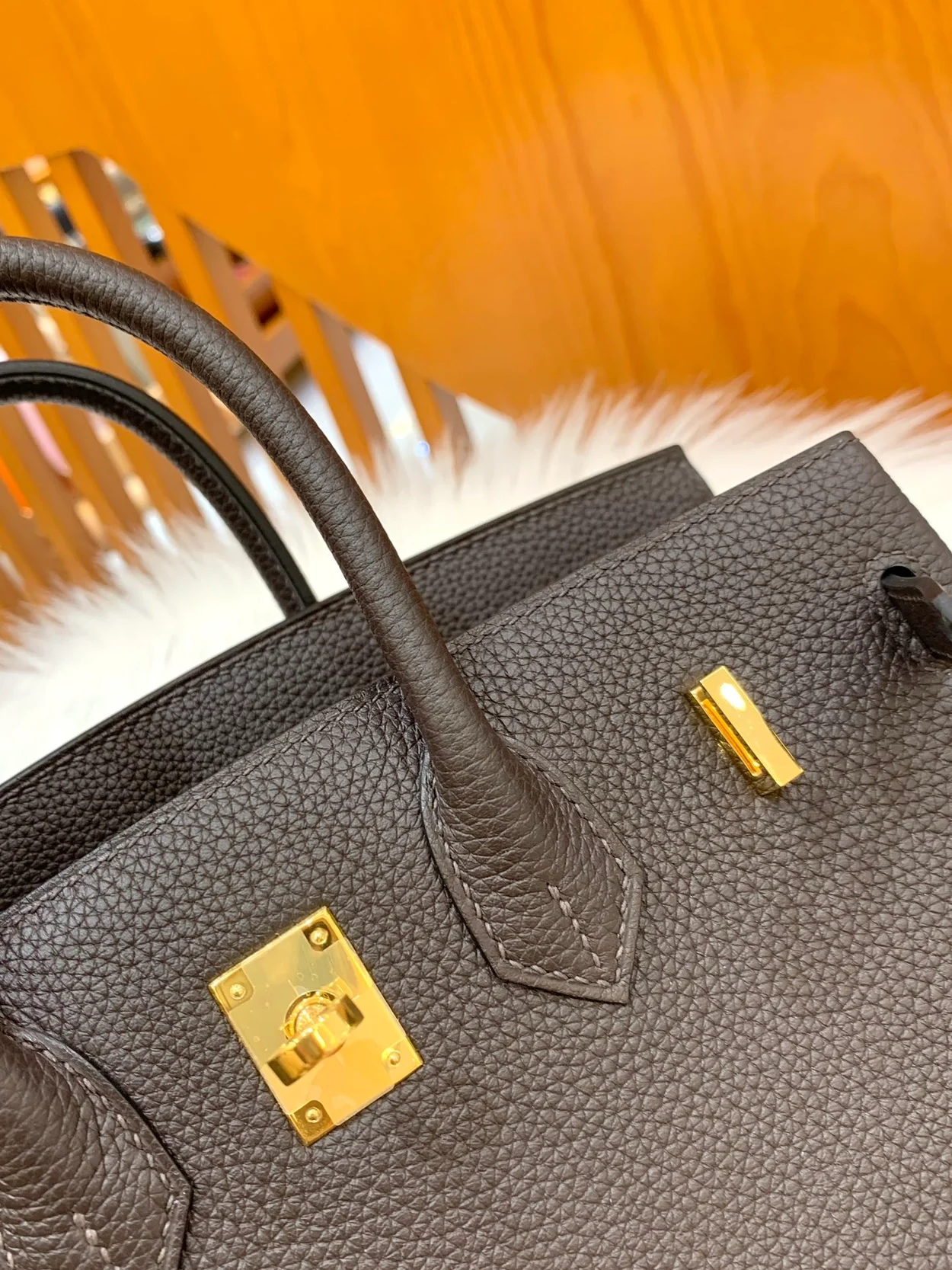 에르메스 버킨 25 르투르네 초코 브라운 골드 하드웨어 (100% HAND MADE)