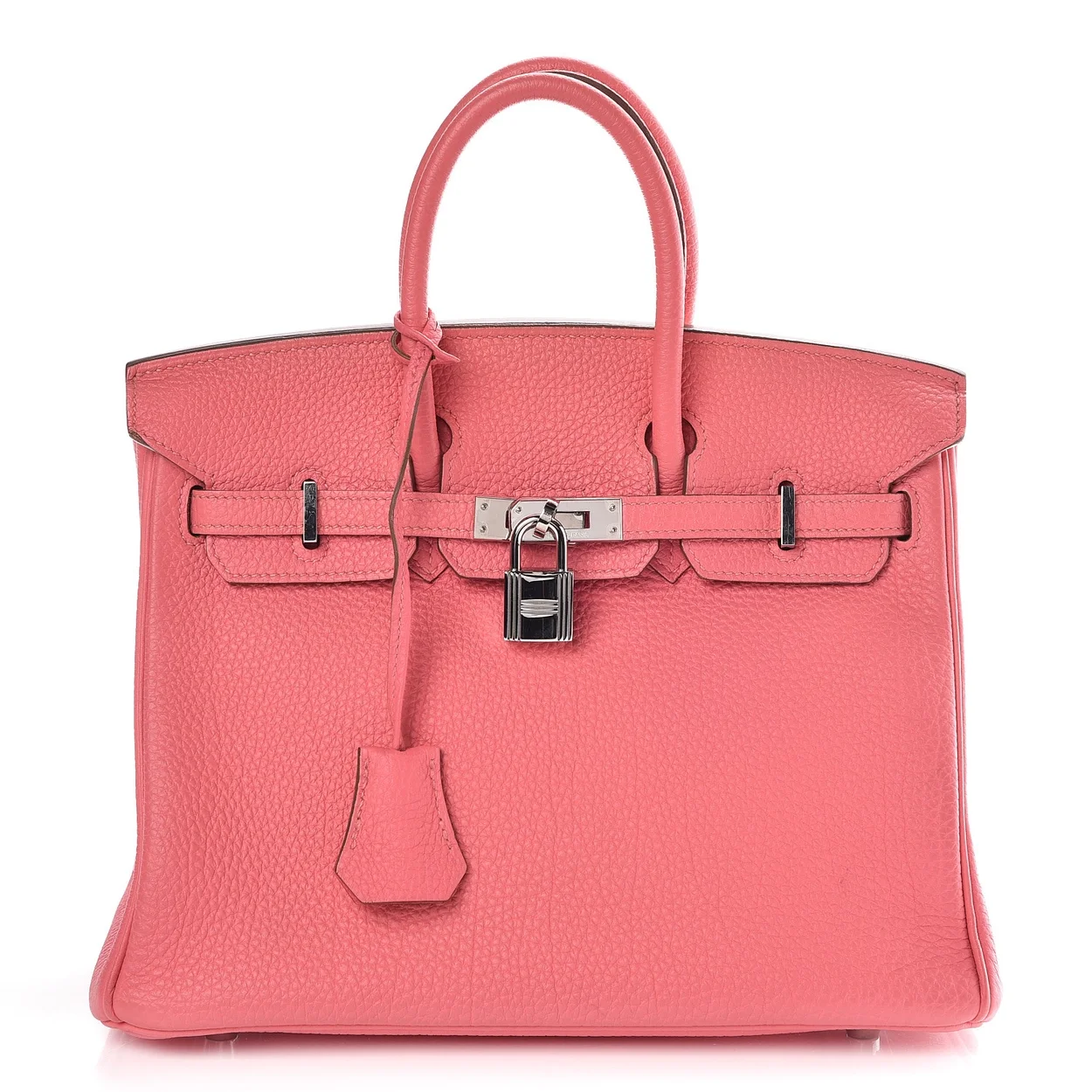 에르메스 버킨 25 르투르네 립스틱 핑크 실버 하드웨어 (100% HAND MADE)