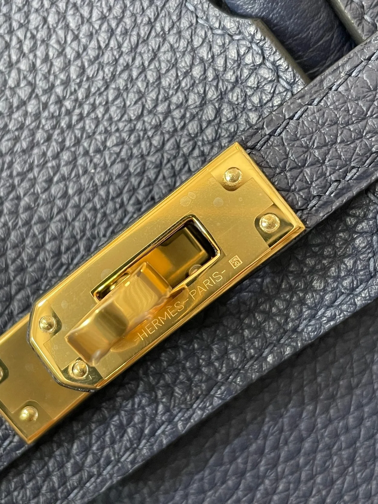 에르메스 버킨 25 르투르네 사파이어 블루 골드 하드웨어 (100% HAND MADE)