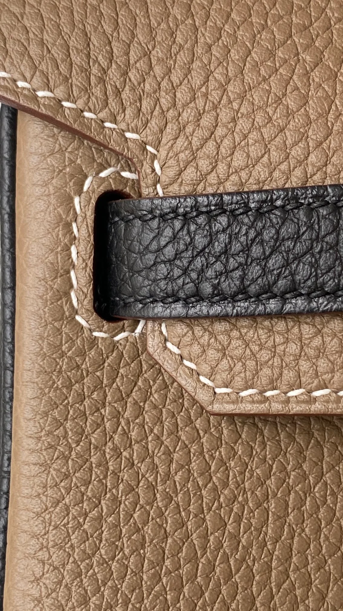 에르메스 버킨 25 르투르네 스페셜 오더 브라운 & 네이비 투톤 골드 하드웨어 (100% HAND MADE)