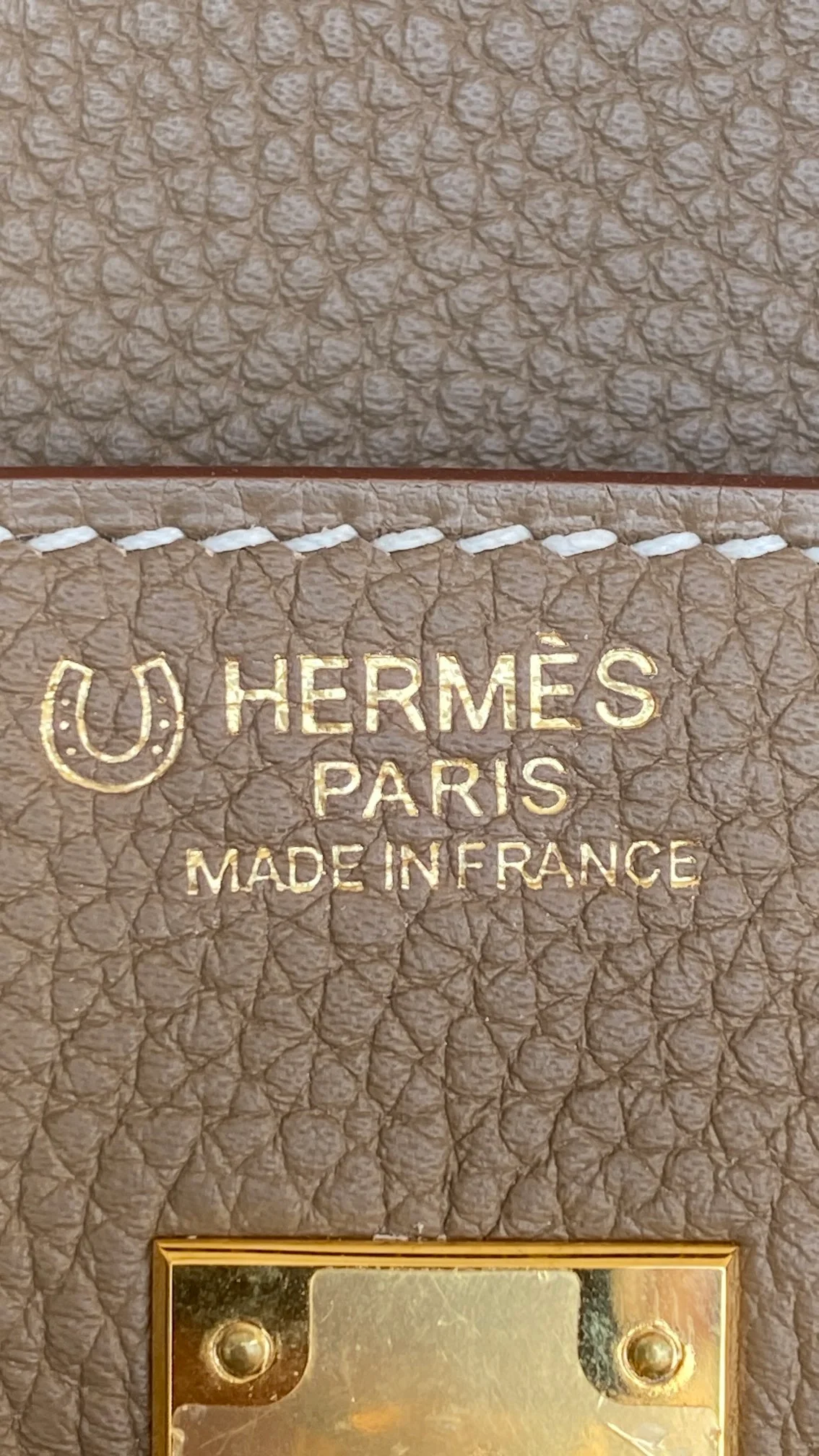 에르메스 버킨 25 르투르네 스페셜 오더 브라운 & 네이비 투톤 골드 하드웨어 (100% HAND MADE)