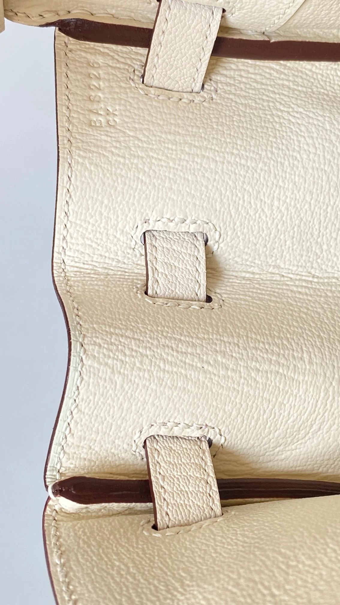 에르메스 버킨 25 르투르네 스페셜 오더 핑크 & 화이트 투톤 팔라듐 하드웨어 (100% HAND MADE)