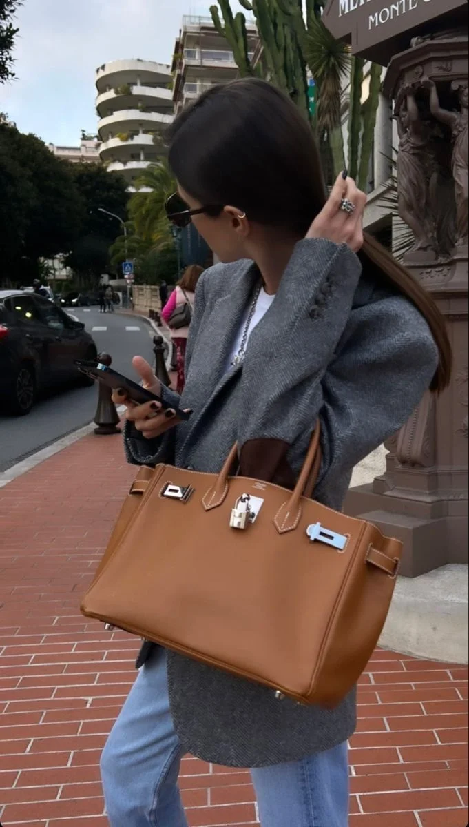 에르메스 버킨 30 르투르네 브라운 팔라듐 하드웨어 (100% HAND MADE)