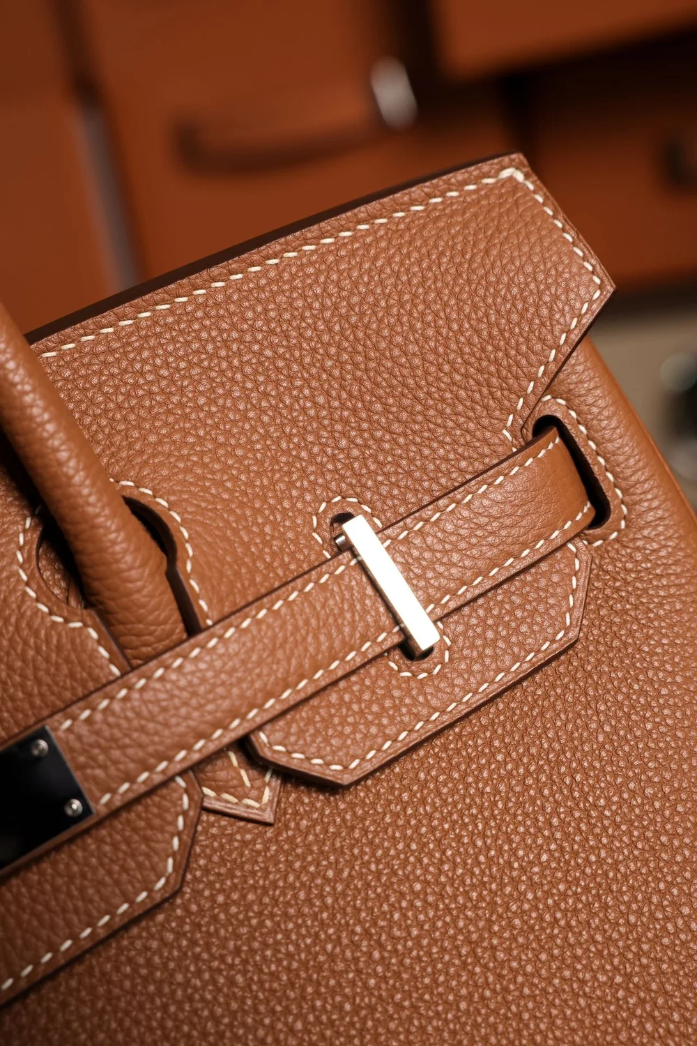 에르메스 버킨 30 르투르네 브라운 팔라듐 하드웨어 (100% HAND MADE)