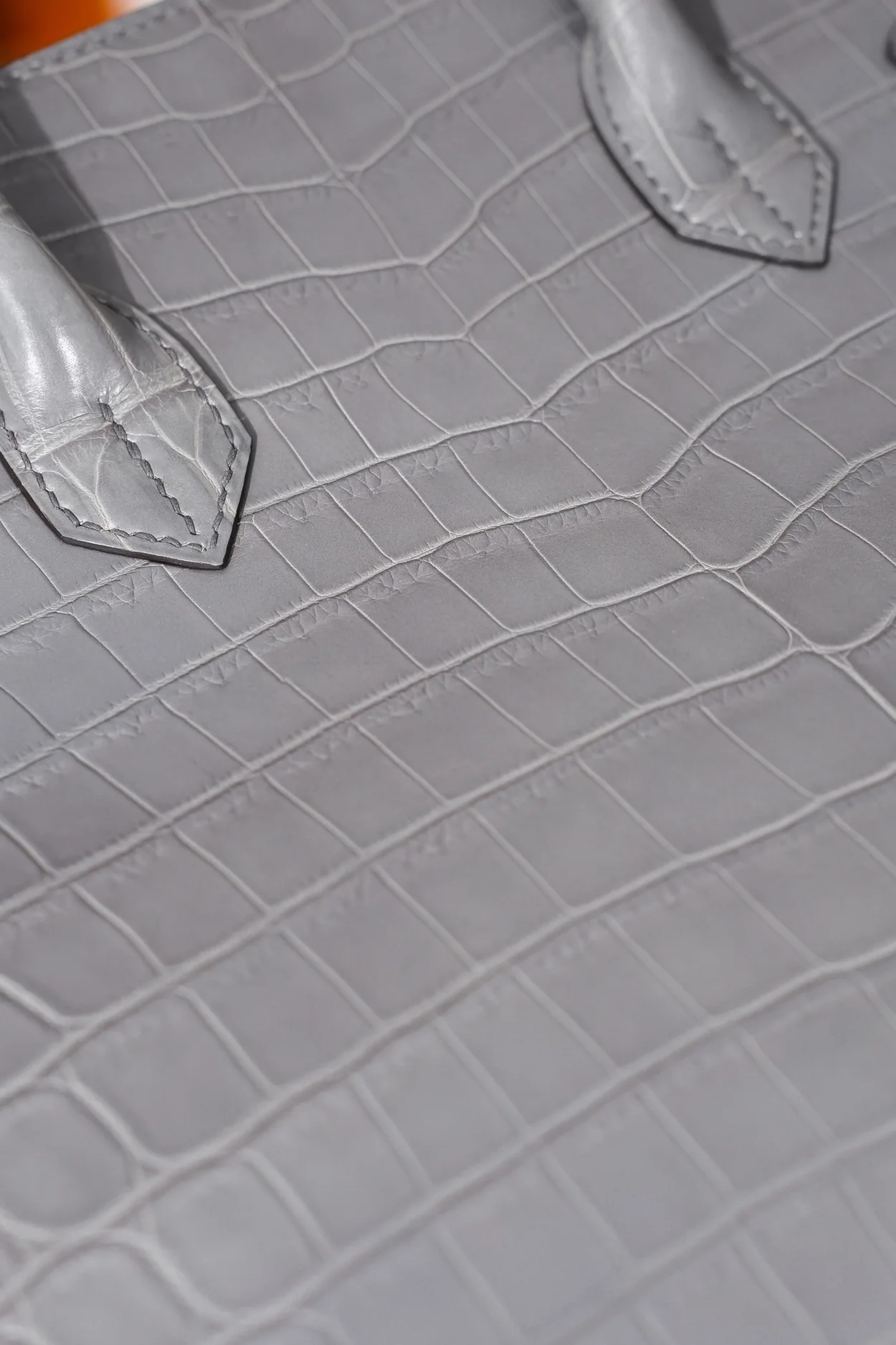 에르메스 버킨 30 르투르네 크로커다일 그레이 팔라듐 하드웨어 (100% HAND MADE)