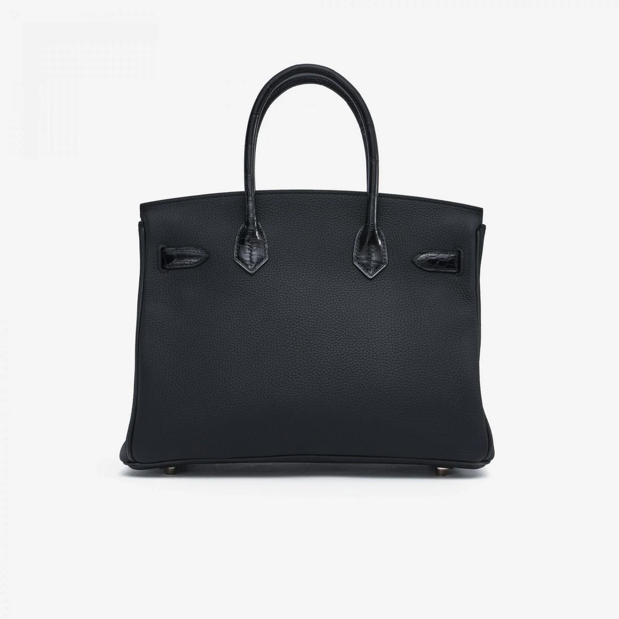 에르메스 버킨 30 르투르네 토고 & 크로커다일 블랙 골드 하드웨어 (100% HAND MADE)