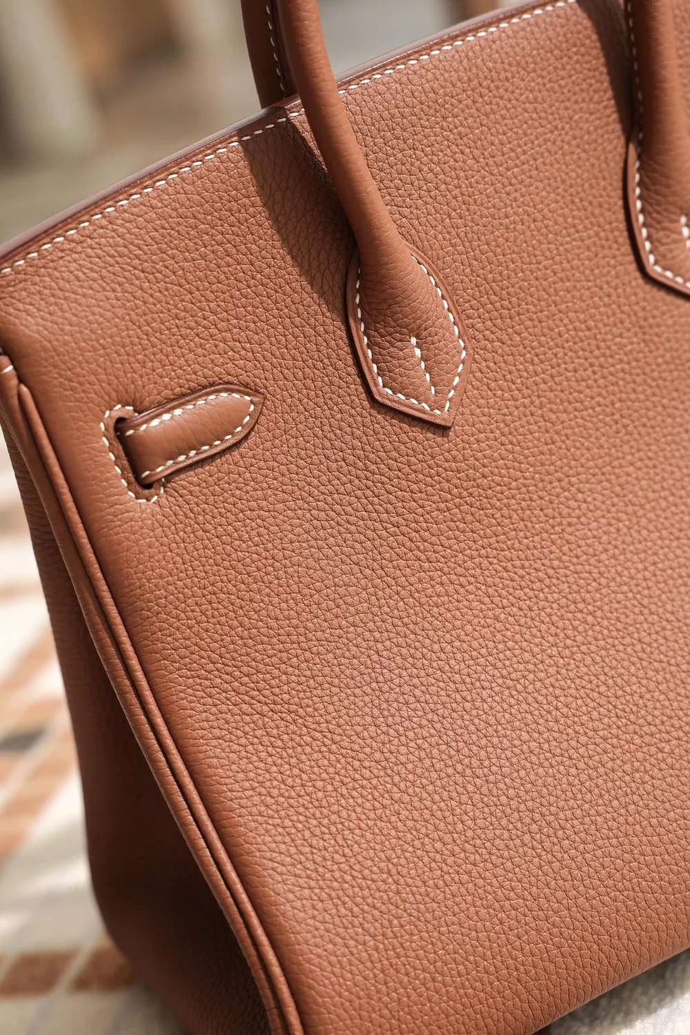 에르메스 버킨 25 르투르네 골든 브라운 골드 하드웨어 (100% HAND MADE)