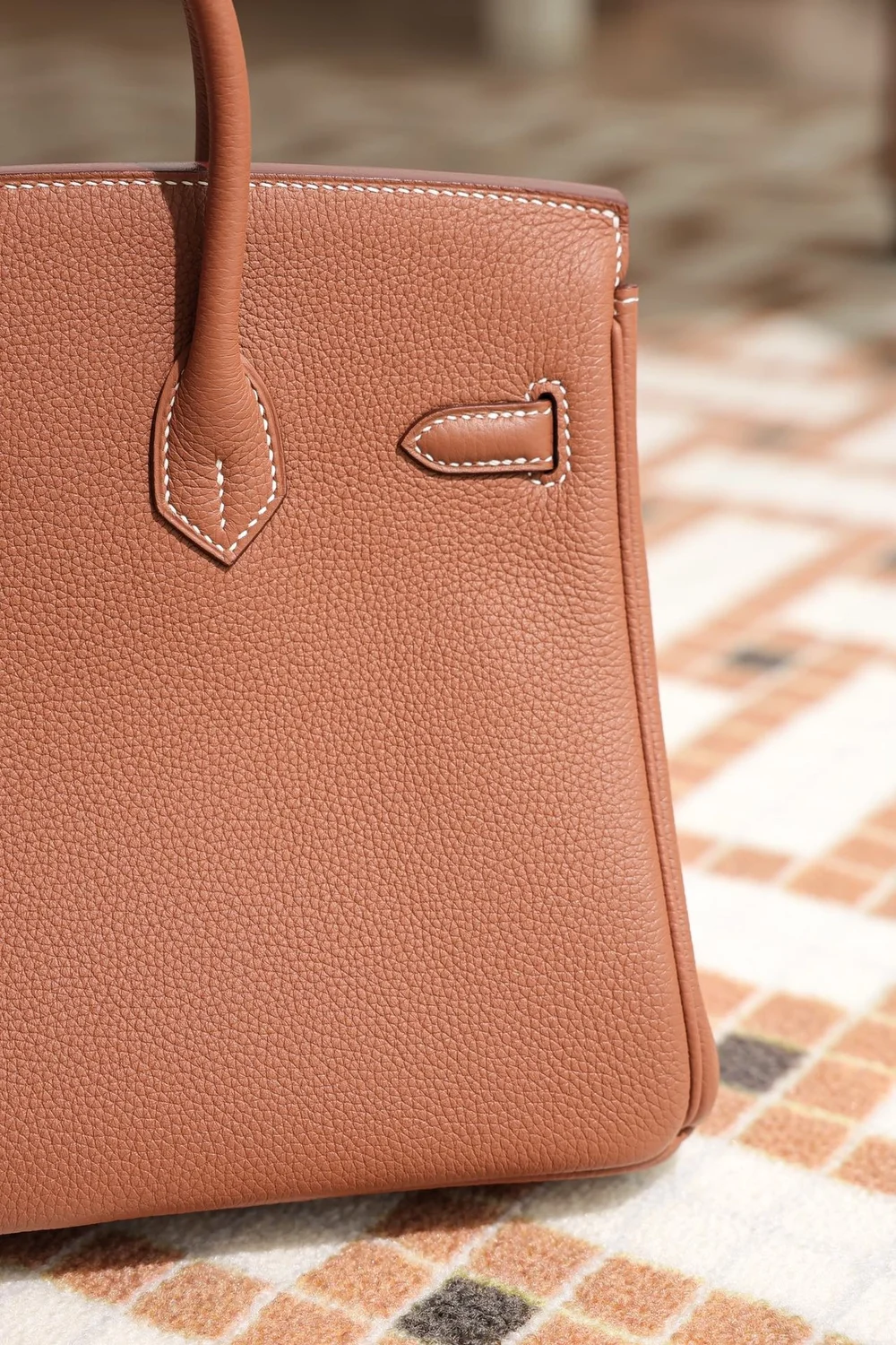 에르메스 버킨 25 르투르네 골든 브라운 골드 하드웨어 (100% HAND MADE)