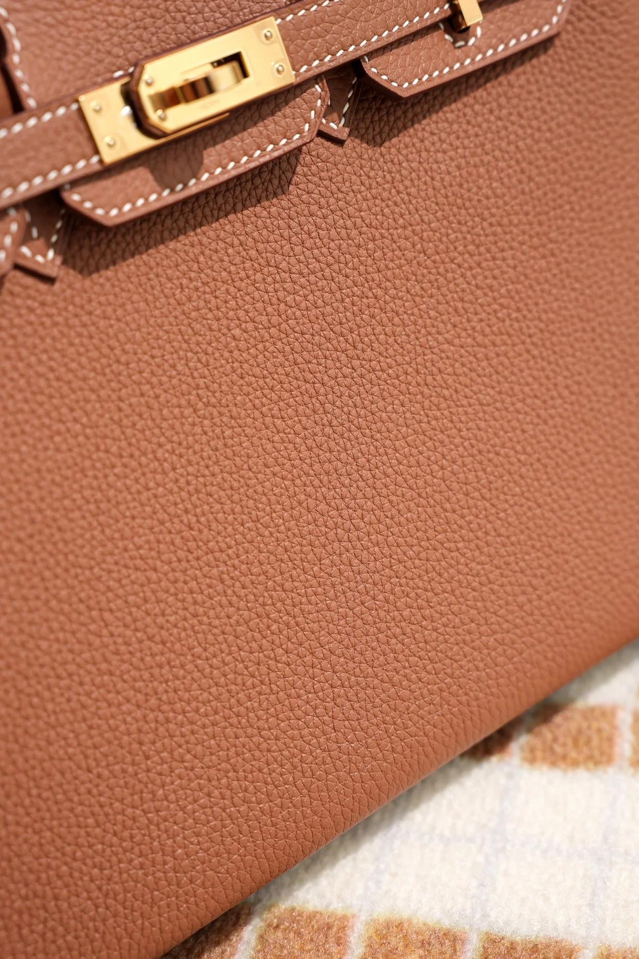 에르메스 버킨 25 르투르네 골든 브라운 골드 하드웨어 (100% HAND MADE)