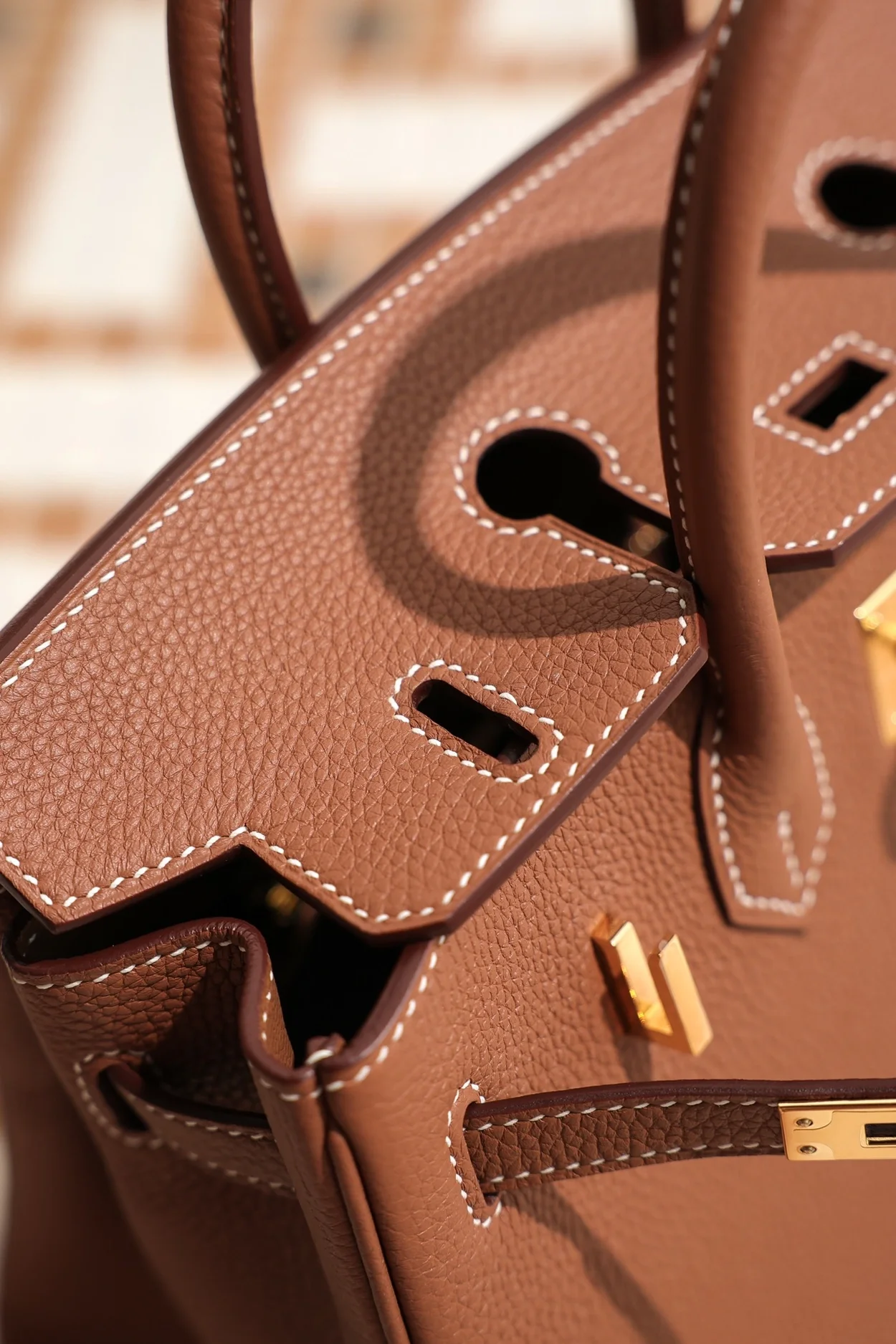 에르메스 버킨 25 르투르네 골든 브라운 골드 하드웨어 (100% HAND MADE)