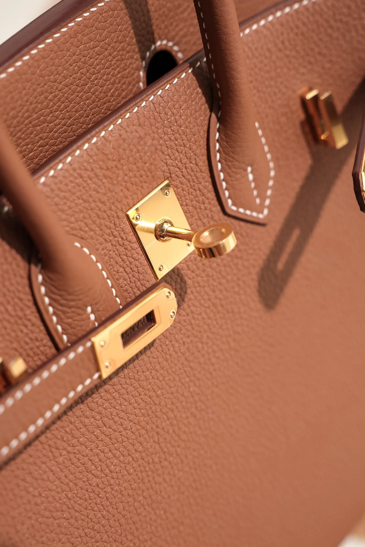 에르메스 버킨 25 르투르네 골든 브라운 골드 하드웨어 (100% HAND MADE)