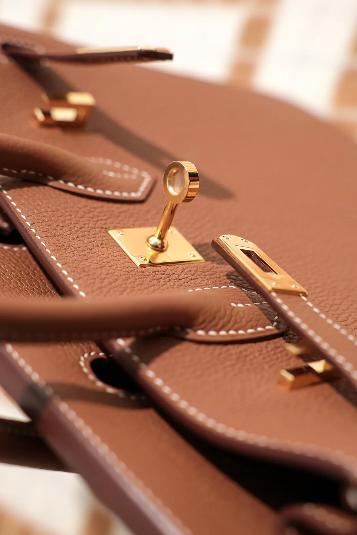 에르메스 버킨 25 르투르네 골든 브라운 골드 하드웨어 (100% HAND MADE)