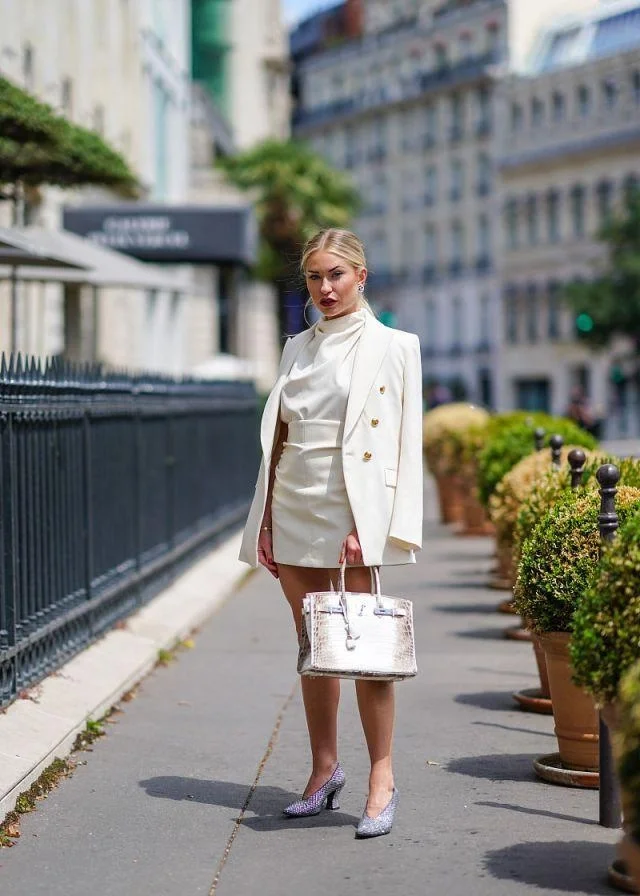 에르메스 버킨 25 르투르네 닐로티커스 히말라야 크로커다일 실버 하드웨어 (100% HAND MADE)