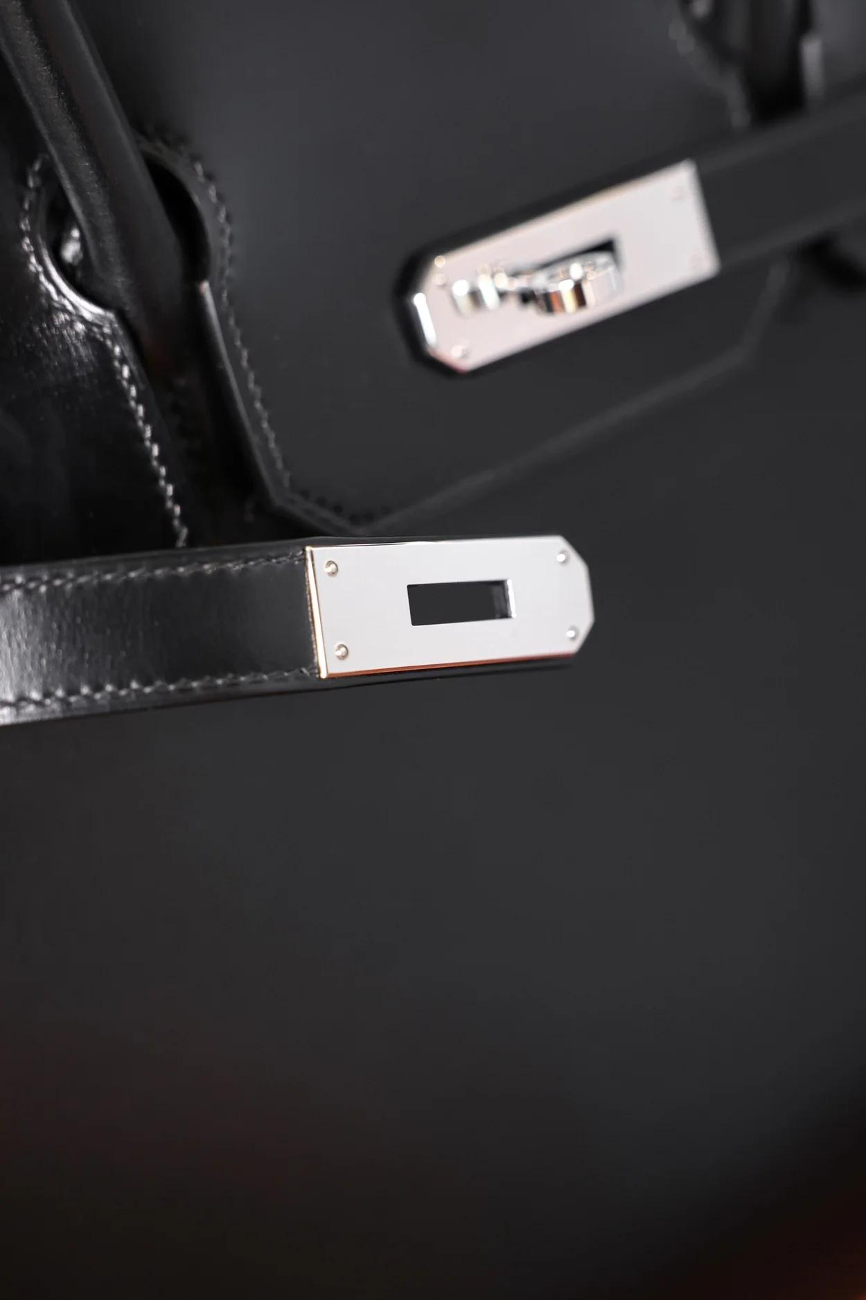 에르메스 버킨 30 르투르네 박스 블랙 팔라듐 하드웨어 (100% HAND MADE)