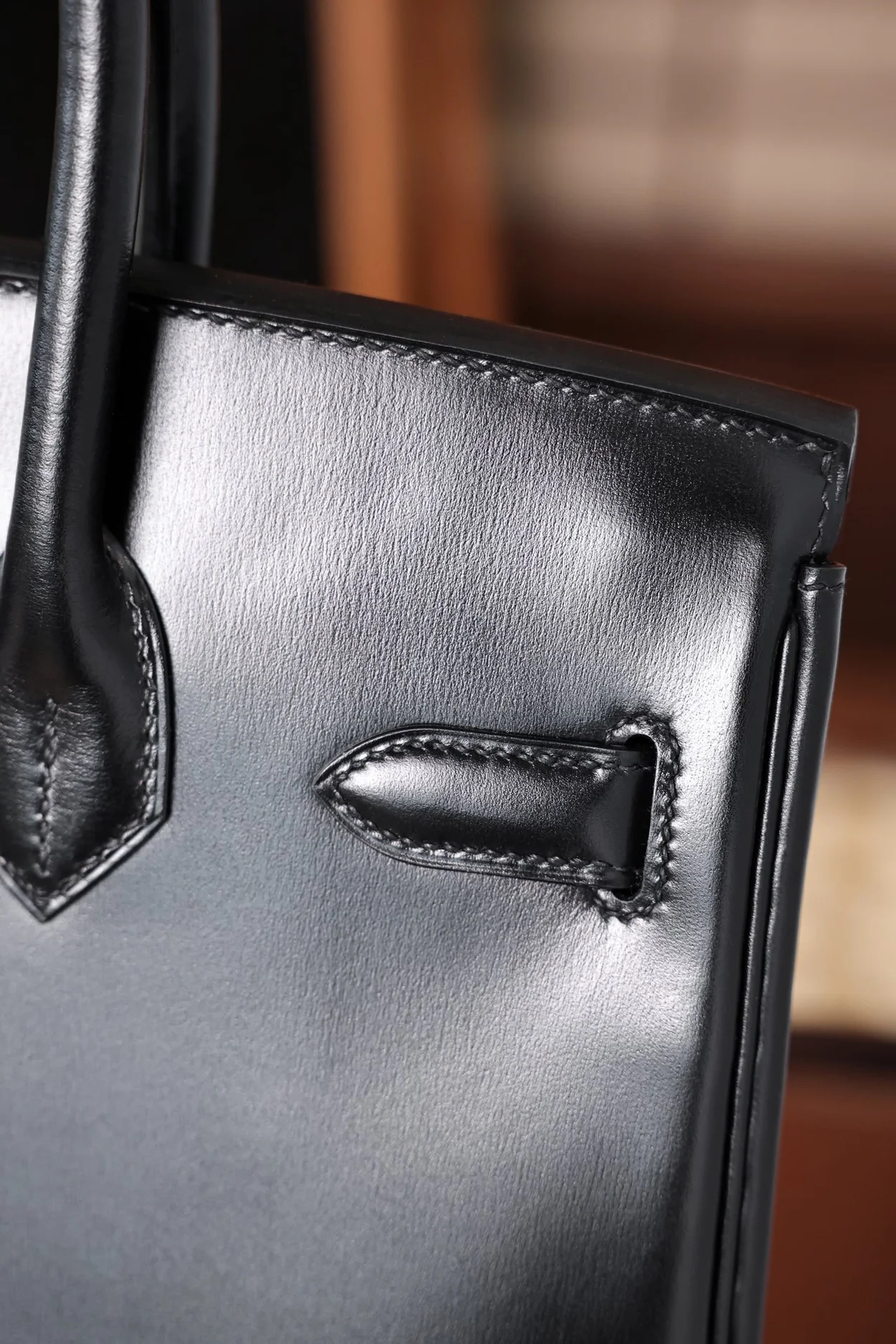 에르메스 버킨 30 르투르네 박스 블랙 팔라듐 하드웨어 (100% HAND MADE)