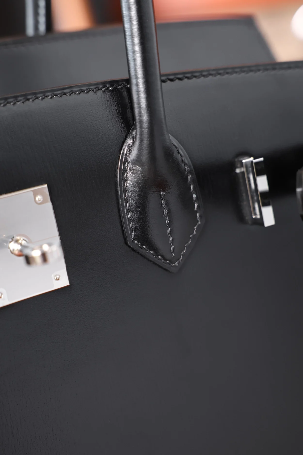 에르메스 버킨 30 르투르네 박스 블랙 팔라듐 하드웨어 (100% HAND MADE)