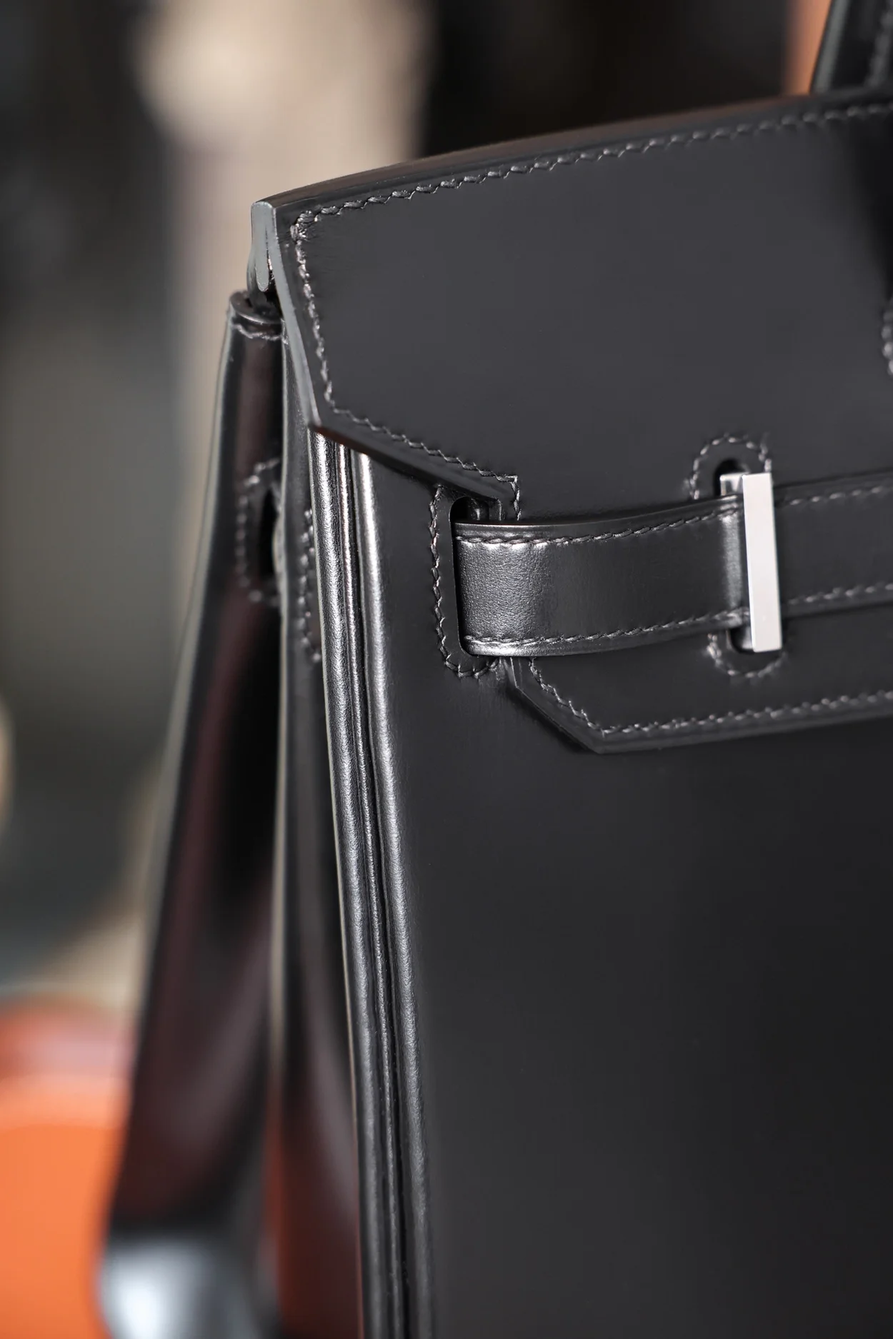 에르메스 버킨 30 르투르네 박스 블랙 팔라듐 하드웨어 (100% HAND MADE)