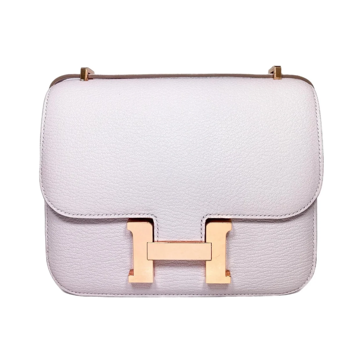 에르메스 콘스탄스 18 핑크 셰브르 로즈 골드 하드웨어 (100% HAND MADE)