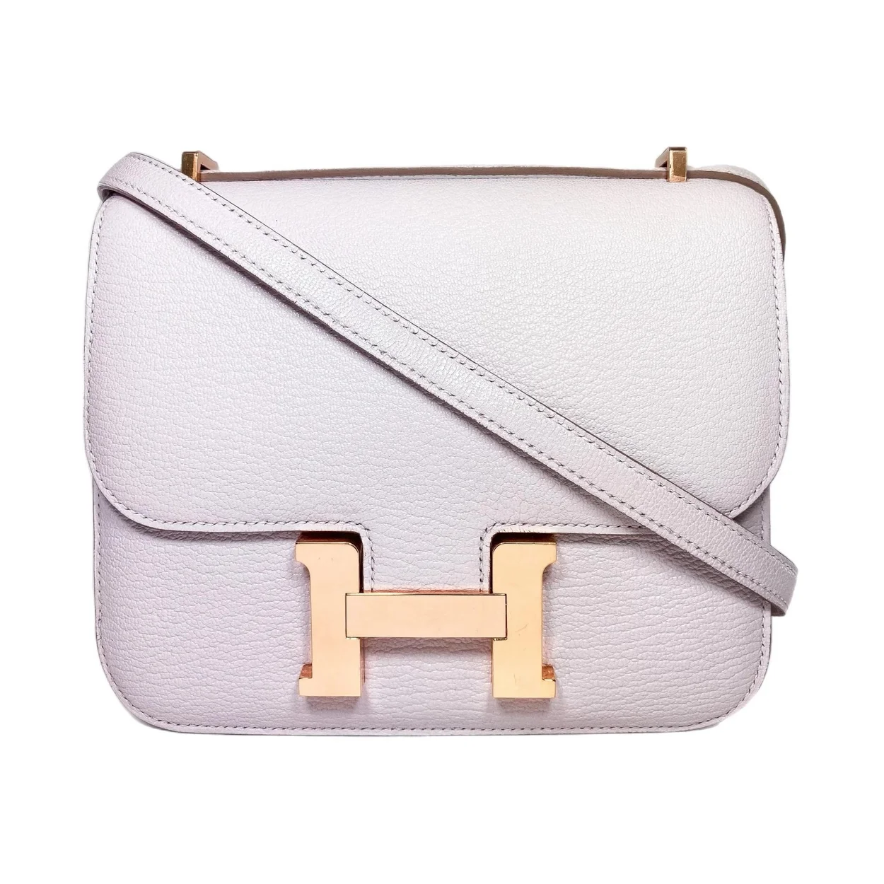 에르메스 콘스탄스 18 핑크 셰브르 로즈 골드 하드웨어 (100% HAND MADE)