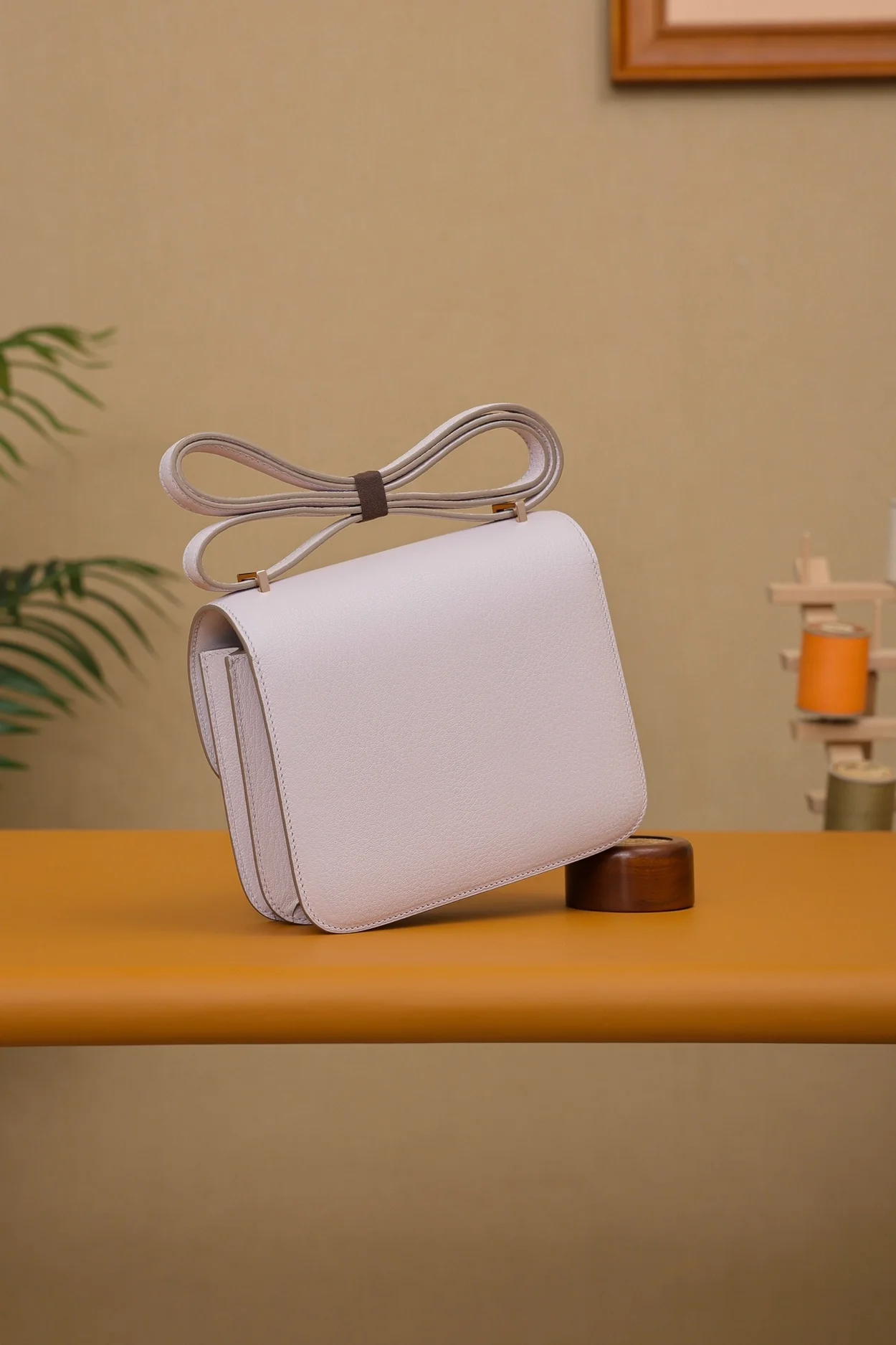 에르메스 콘스탄스 18 핑크 셰브르 로즈 골드 하드웨어 (100% HAND MADE)