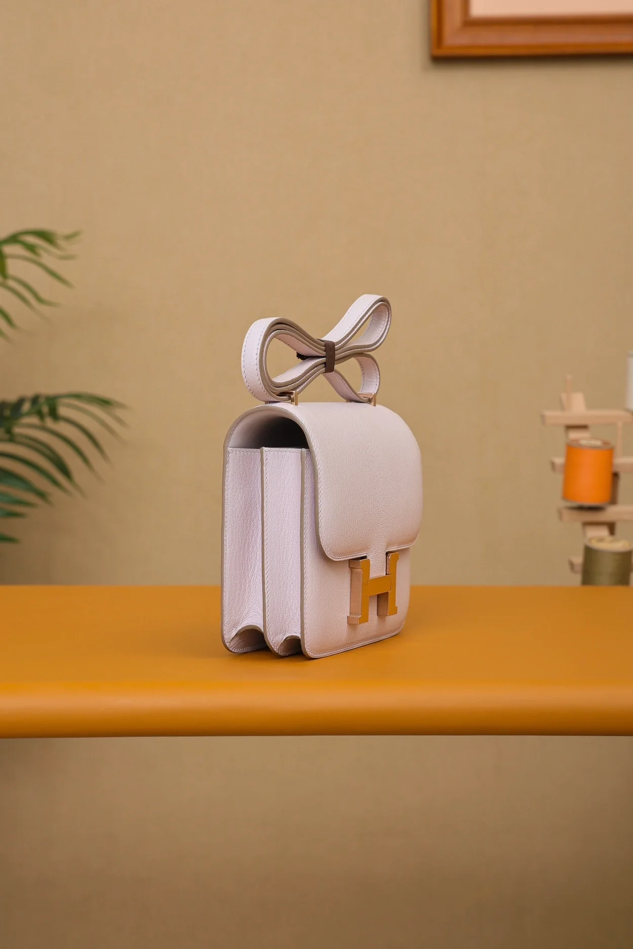 에르메스 콘스탄스 18 핑크 셰브르 로즈 골드 하드웨어 (100% HAND MADE)