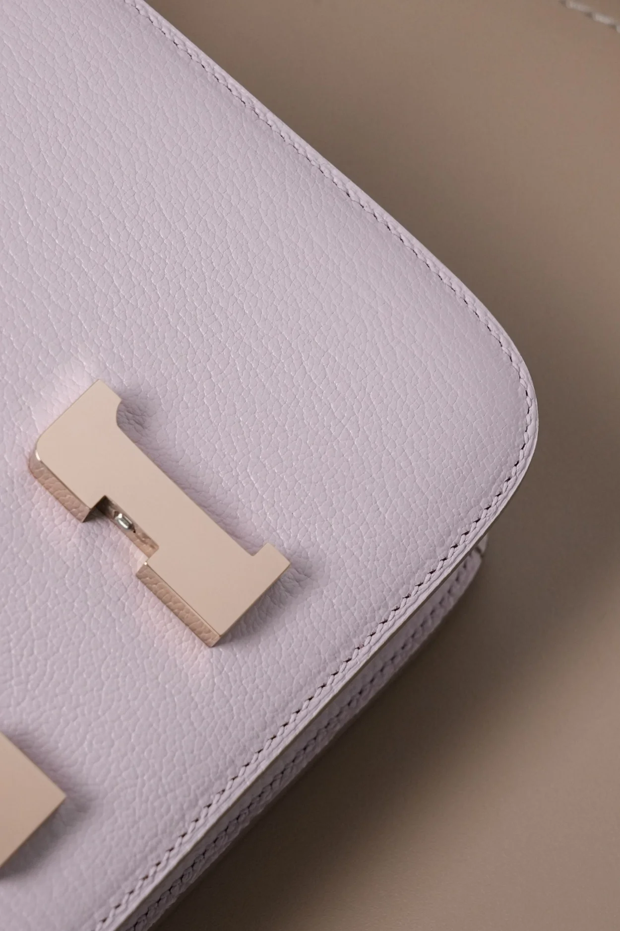 에르메스 콘스탄스 18 핑크 셰브르 로즈 골드 하드웨어 (100% HAND MADE)