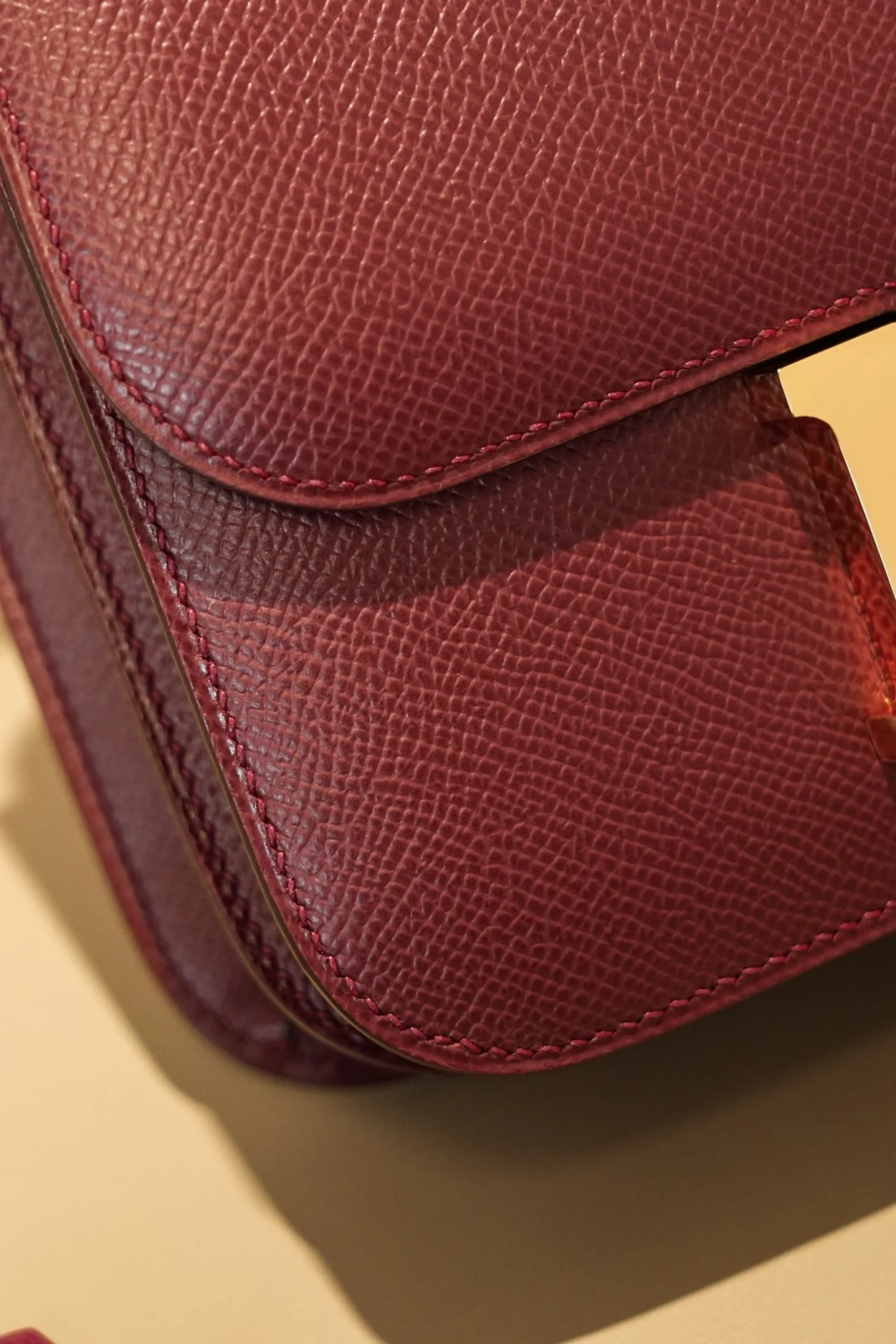 에르메스 콘스탄스 18 버건디 앱송 골드 하드웨어 (100% HAND MADE)