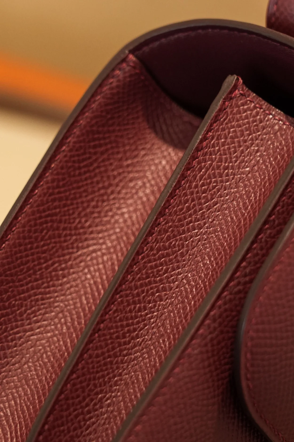 에르메스 콘스탄스 18 버건디 앱송 골드 하드웨어 (100% HAND MADE)