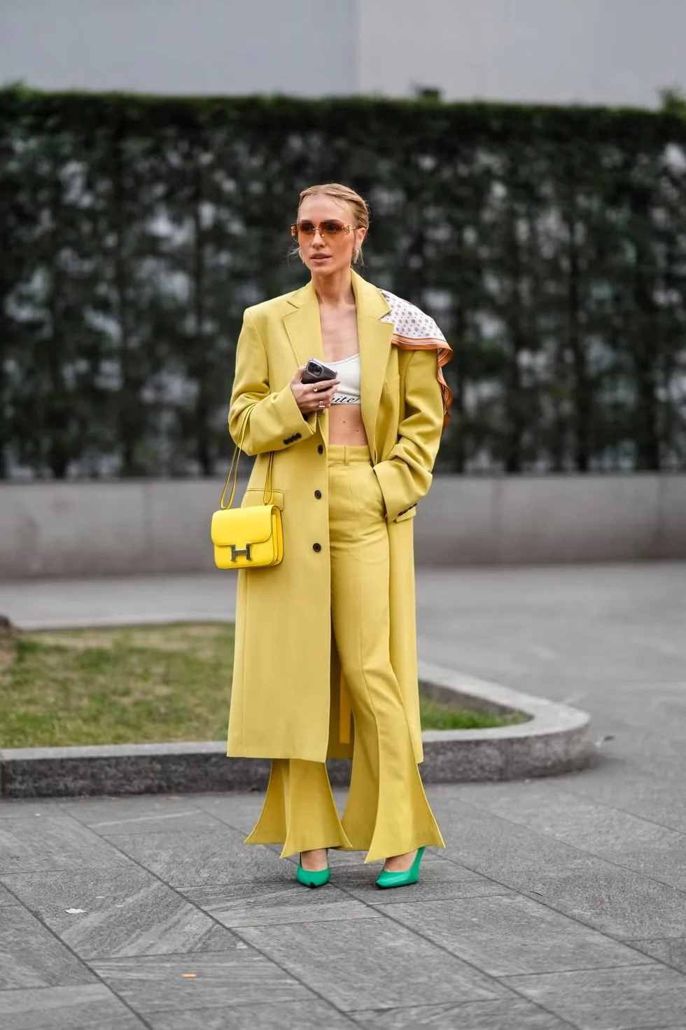 에르메스 콘스탄스 18 옐로우 앱송 골드 하드웨어 (100% HAND MADE)