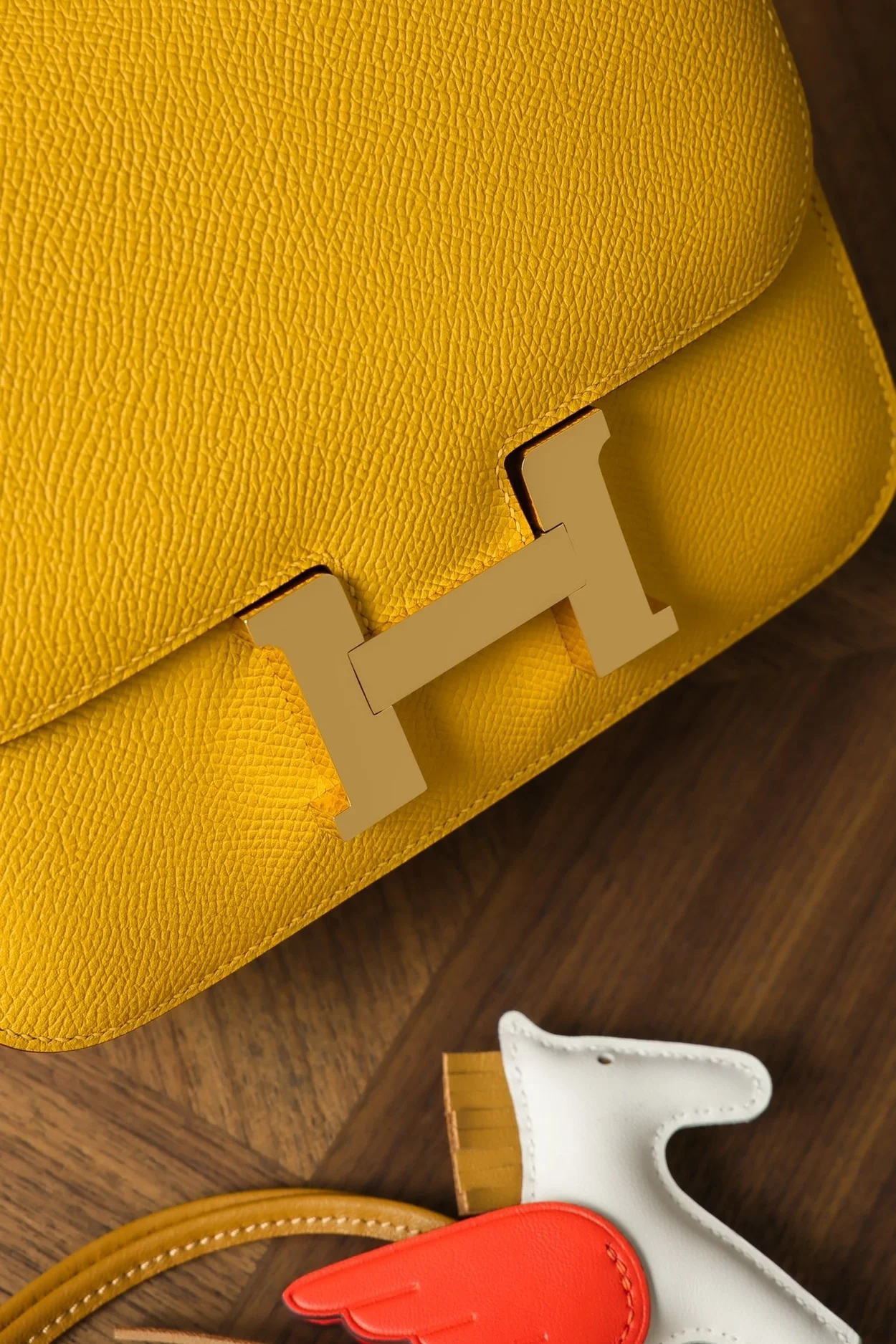 에르메스 콘스탄스 18 옐로우 앱송 골드 하드웨어 (100% HAND MADE)