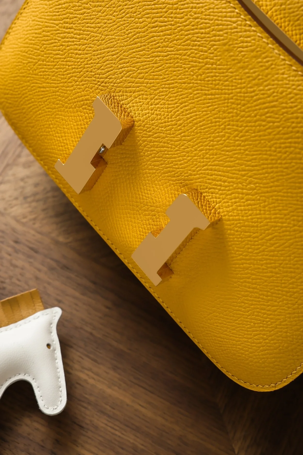 에르메스 콘스탄스 18 옐로우 앱송 골드 하드웨어 (100% HAND MADE)