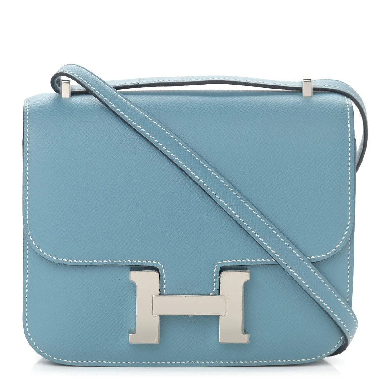 에르메스 콘스탄스 18 데님 블루 앱송 팔라듐 하드웨어 (100% HAND MADE)