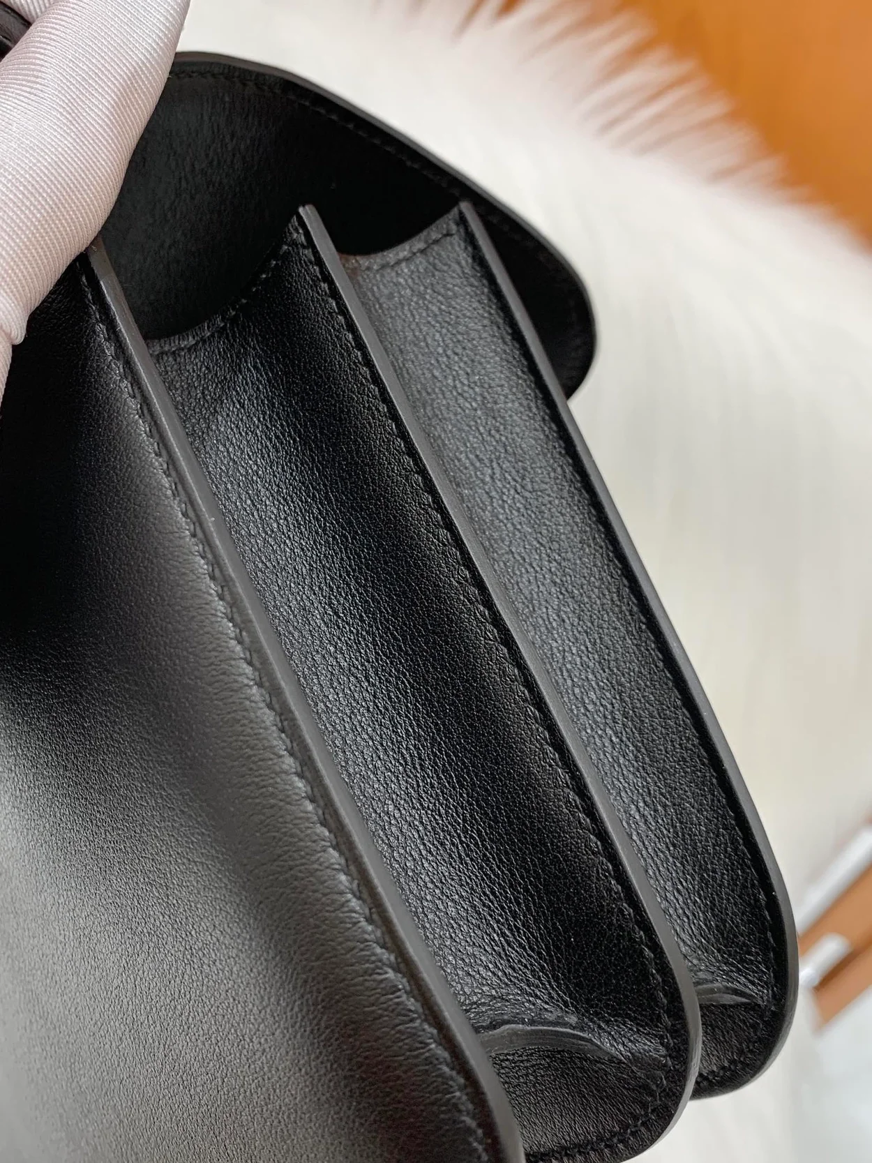 에르메스 콘스탄스 18 블랙 스위프트 리자드 버클 팔라듐 하드웨어 (100% HAND MADE)