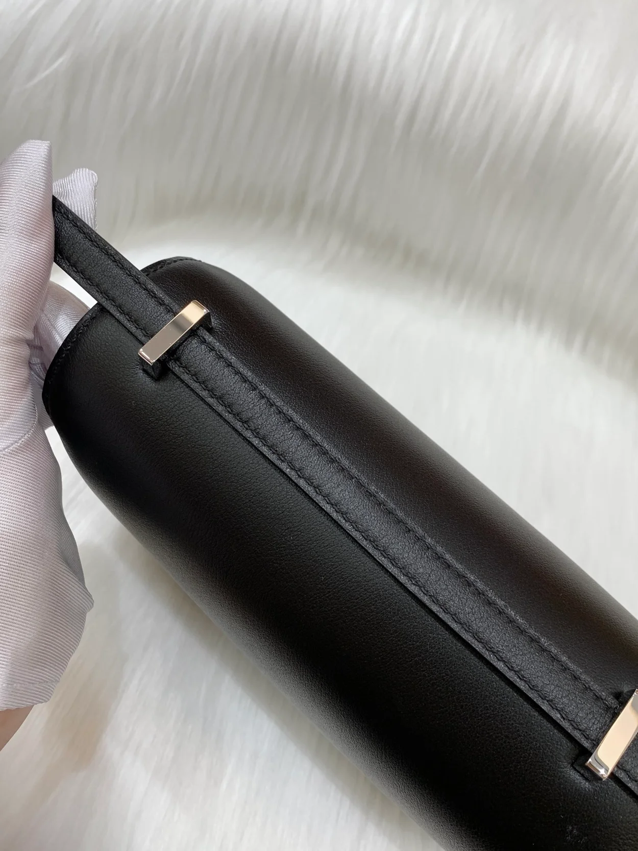 에르메스 콘스탄스 18 블랙 스위프트 리자드 버클 팔라듐 하드웨어 (100% HAND MADE)