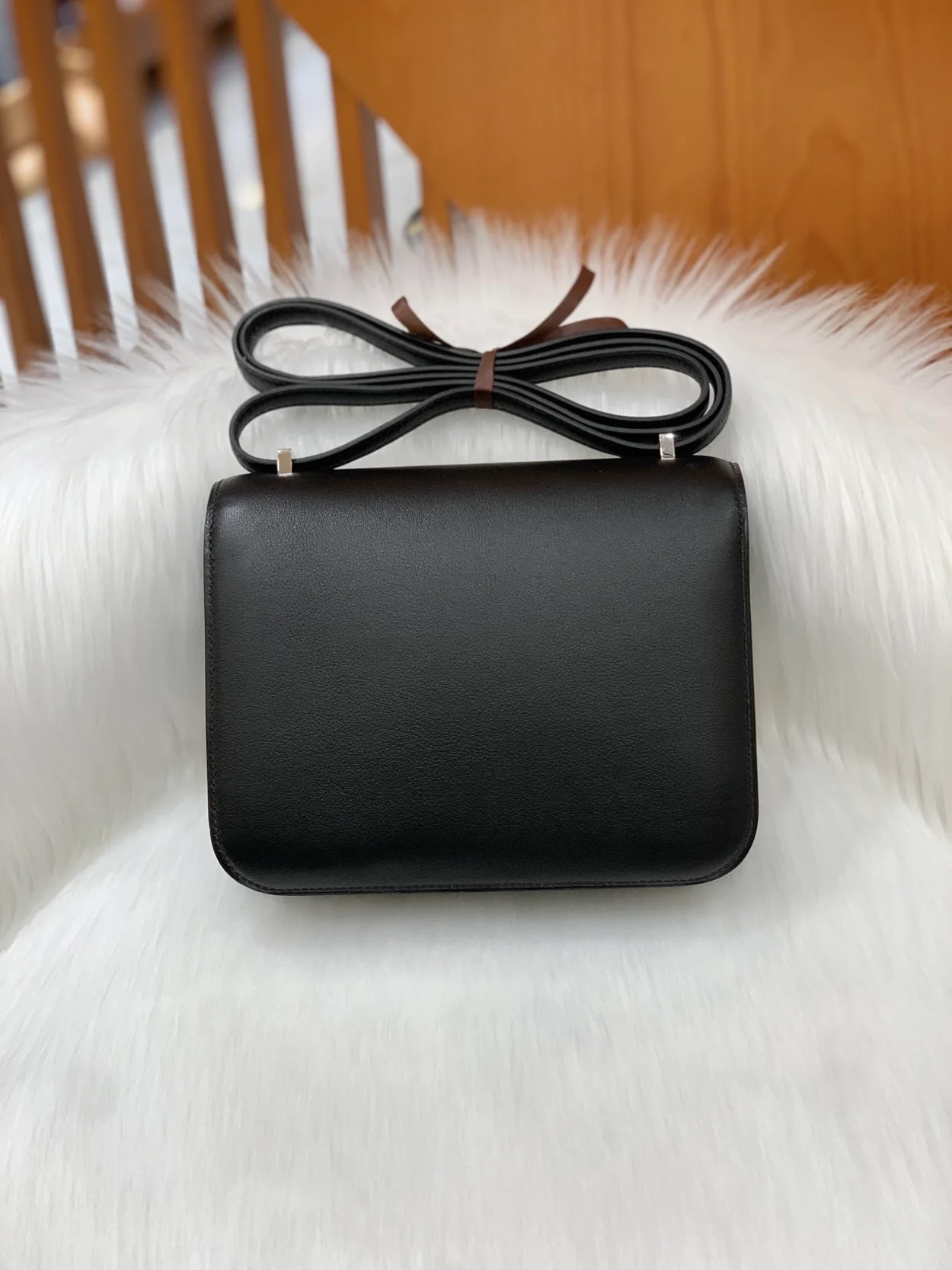 에르메스 콘스탄스 18 블랙 스위프트 리자드 버클 팔라듐 하드웨어 (100% HAND MADE)