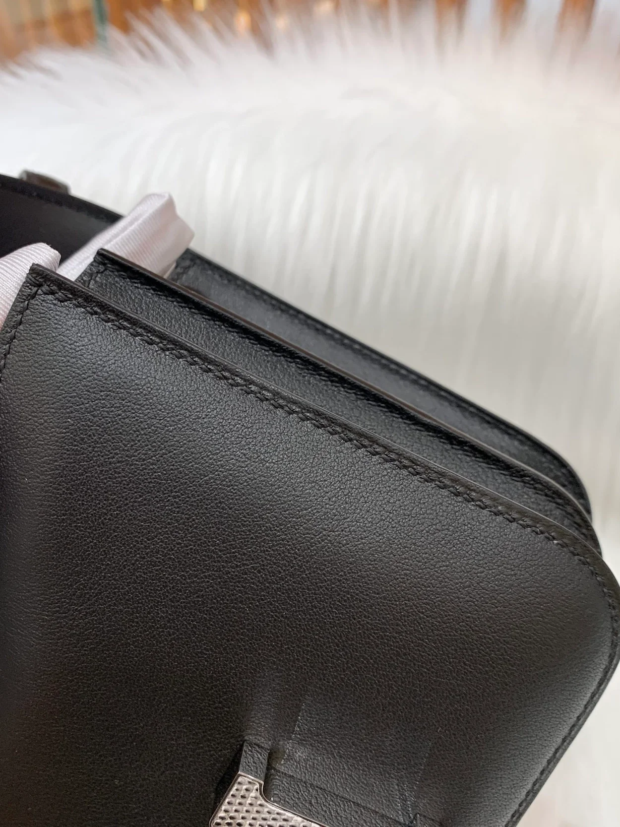 에르메스 콘스탄스 18 블랙 스위프트 리자드 버클 팔라듐 하드웨어 (100% HAND MADE)