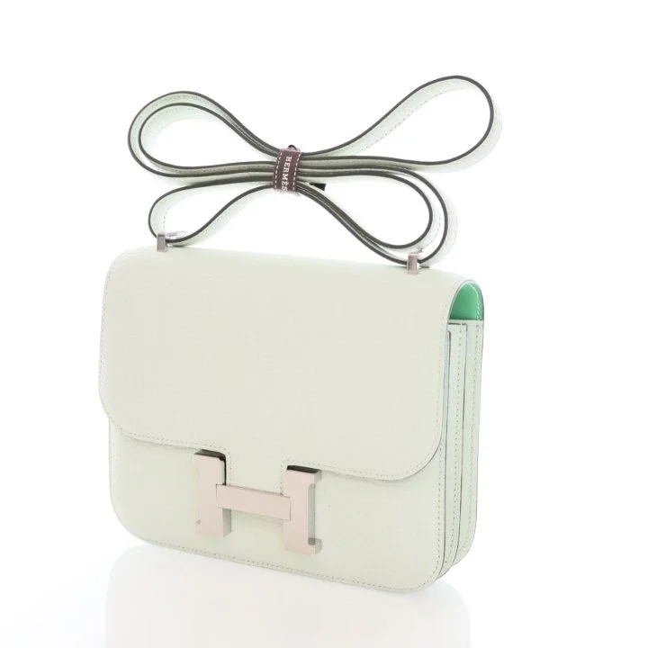 에르메스 콘스탄스 18 버블 그린 스위프트 팔라듐 하드웨어 (100% HAND MADE)