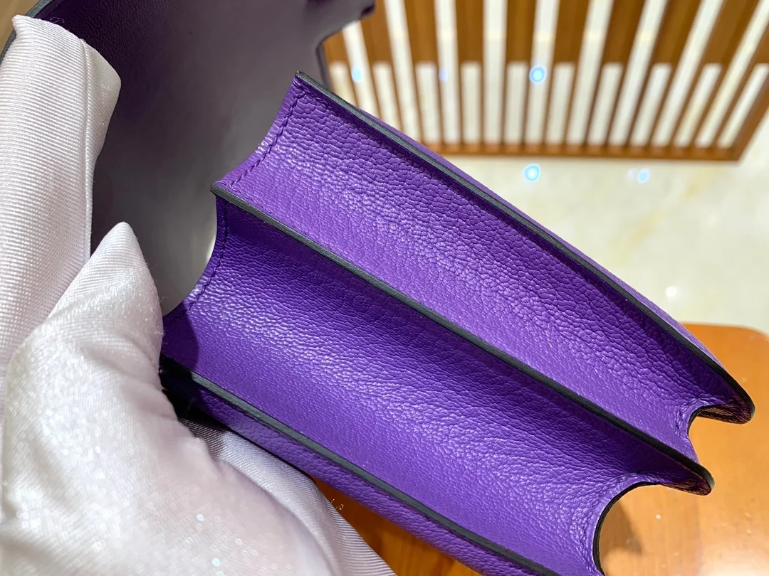 에르메스 콘스탄스 18 퍼플 에버컬러 팔라듐 하드웨어 (100% HAND MADE)