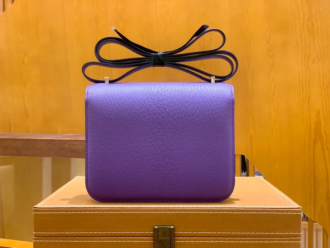 에르메스 콘스탄스 18 퍼플 에버컬러 팔라듐 하드웨어 (100% HAND MADE)