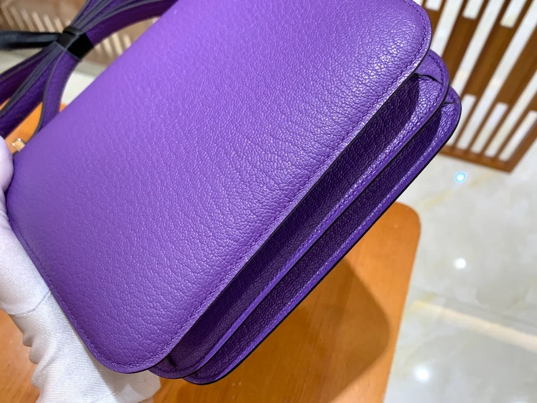 에르메스 콘스탄스 18 퍼플 에버컬러 팔라듐 하드웨어 (100% HAND MADE)