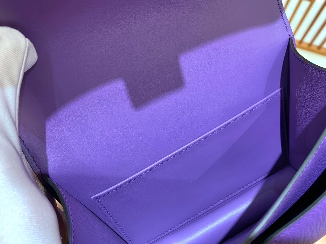 에르메스 콘스탄스 18 퍼플 에버컬러 팔라듐 하드웨어 (100% HAND MADE)