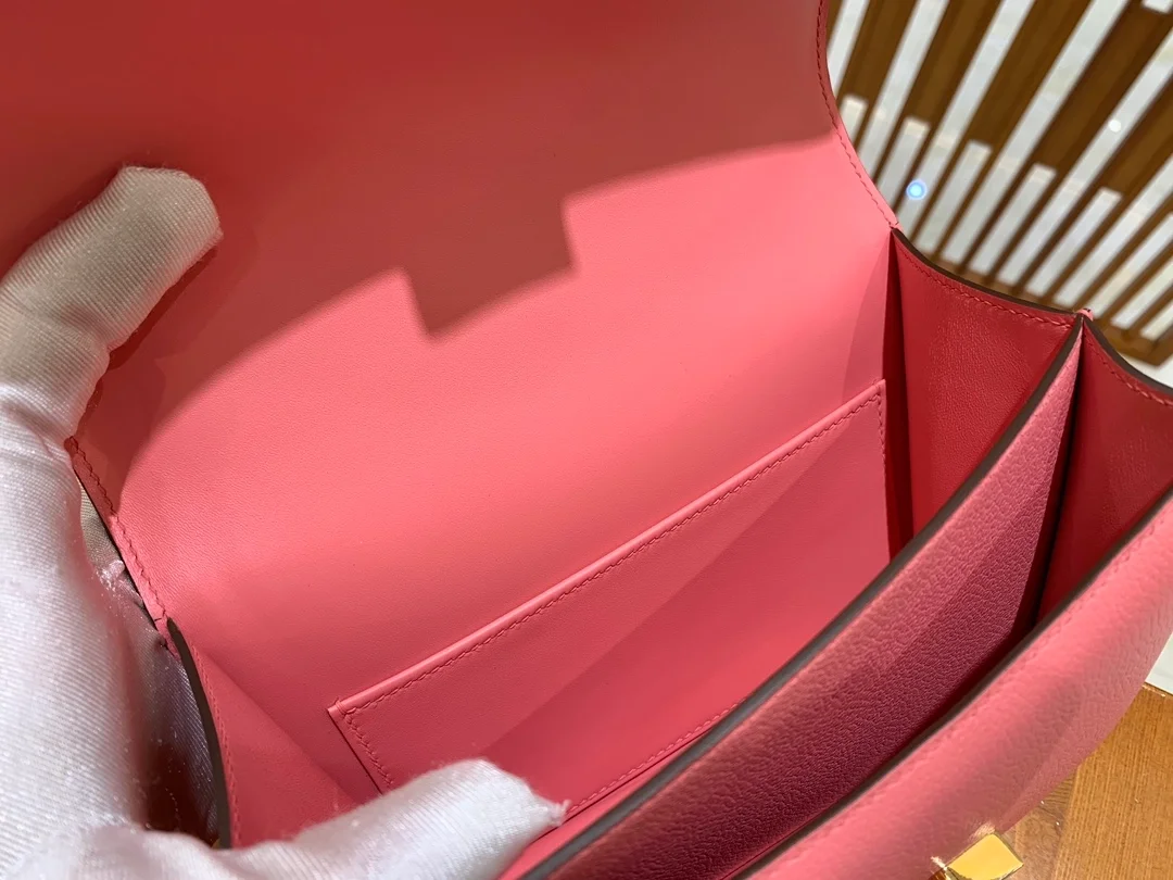 에르메스 콘스탄스 18 핑크 에버컬러 골드 하드웨어 (100% HAND MADE)