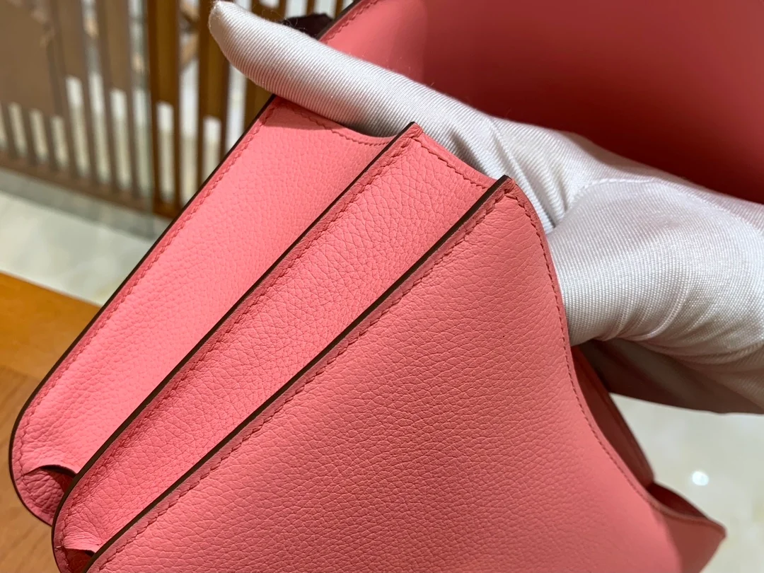 에르메스 콘스탄스 18 핑크 에버컬러 골드 하드웨어 (100% HAND MADE)