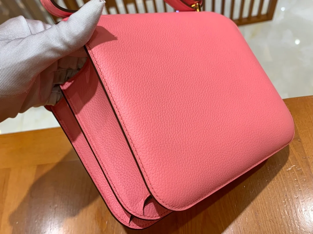 에르메스 콘스탄스 18 핑크 에버컬러 골드 하드웨어 (100% HAND MADE)