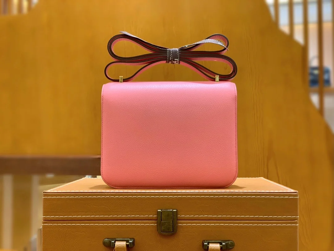 에르메스 콘스탄스 18 핑크 에버컬러 골드 하드웨어 (100% HAND MADE)